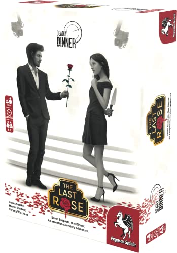 Pegasus Spiele 19011E, Deadly Dinner, The Last Rose, Murder Mystery at Home for 5 to 7 Players - Image 3