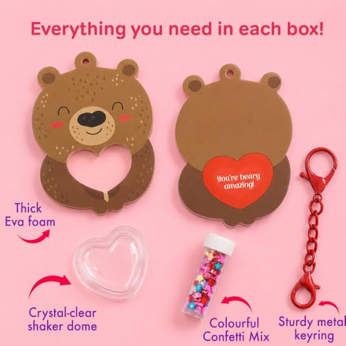 Image of Chalk & Chuckles Joydomes Amazing Bear, DIY Shaker Keychains & Bag Charms
