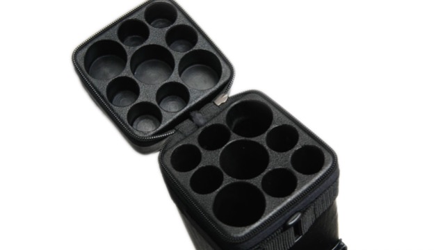 Estuche rígido para taco de billar HAN'S DELTA 3B6S - para 3 tacos y 6 segmentos, varios colores disponibles miniatura 4