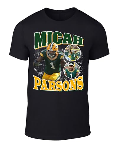 Green Bay Micah Parsons Bootleg Style Throwback Style T-Shirt Men's Adult