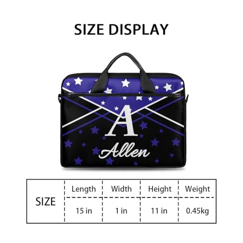 Custom Laptop Bag,Personalized Shoulder Bag for Laptop,Portable Computer Bag,Gifts for Business Office Contrasting Colors2