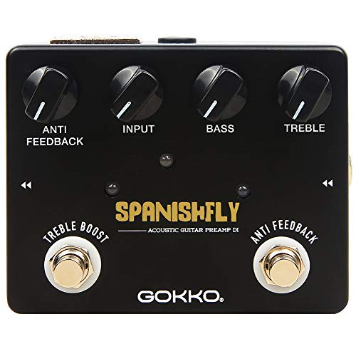 GOKKO AUDIO アコースティックギター用プリアンプ　スルー回路有り Amazon | GOKKO AUDIO アコースティック ギター プリアンプ D.I.