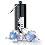 High Fidelity Concert Earplugs, MUDEELA Noise Reduction Music Earplugs for Concerts, Musicians, Motorcycle, 23db Hearing Protection Earplugs for Festival, DJ’s , Nightclub, Drummers, Party, Motorcyclists