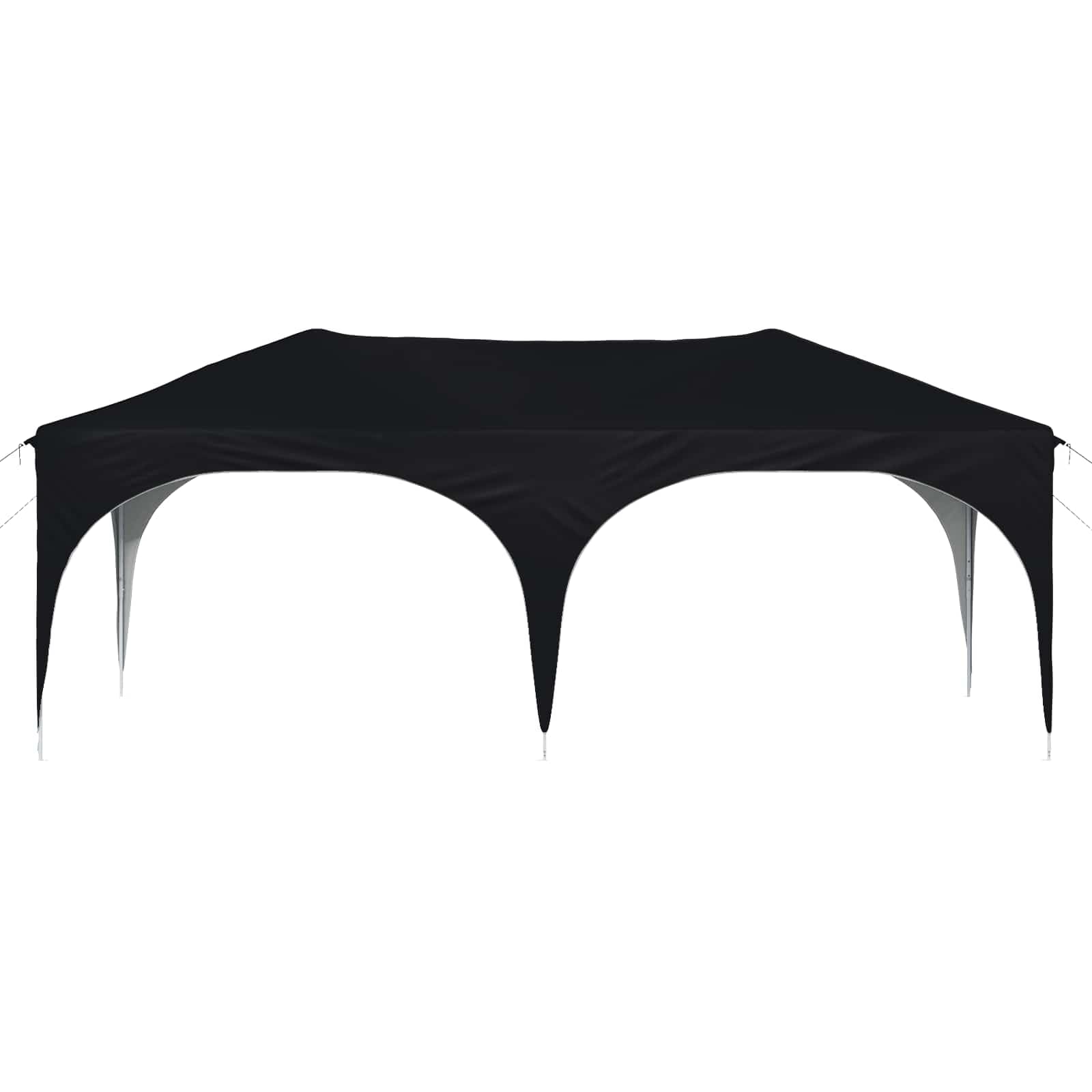 Namiot imprezowy Pop-up z tkaniny Oxford, 575 x 288 x 245 cm, ze stabilną ramą metalową, odporny na warunki atmosferyczne i wodoszczelny, na imprezę w ogrodzie, wesele, festiwal i wydarzenia