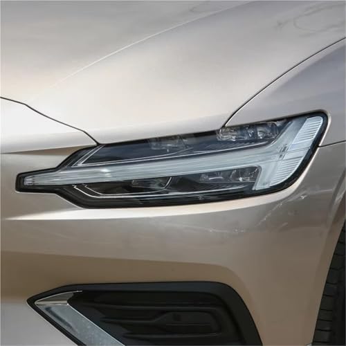 Coque phare avant compatible Volvo S60 protection transparente pour rénovation optique 2020-2023 - 3