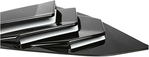 Miniatura 4 de Style Side Louver Quarter Window Panel Gloss Black Sun ABS Plastic - Acrylonitrile Butadiene Styrene FZ-WDL-HA184-GBK