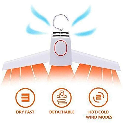 Wasdroger Schoenendroger Hanger Droger 1 Eenheid 2 Rollen Functie Sneldrogend Hete lucht/Natuurlijke wind Schakelen Stil Regenseizoen Maatregelen Thuis Reizen Zakenreis - Image 5