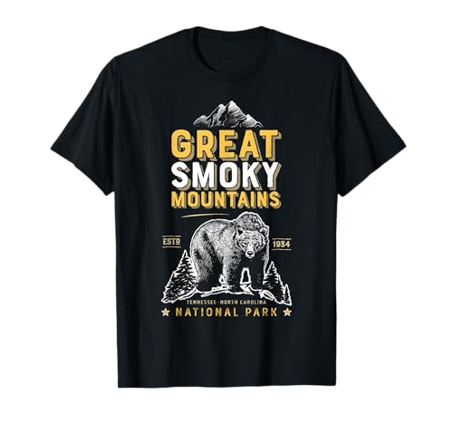 Great Smoky Mountains National Park T shirt Bear Vintage T-Shirt