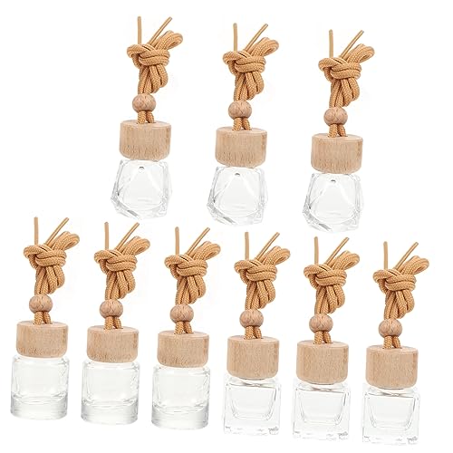 9 botellas de vidrio difusor aromático para auto