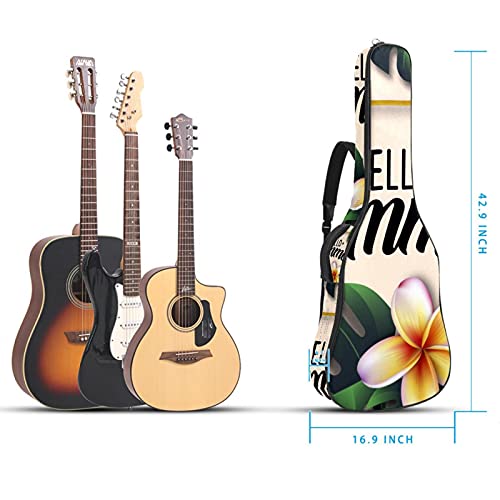 Housse guitare électrique et basse souple Hello Summer à double bandoulière
