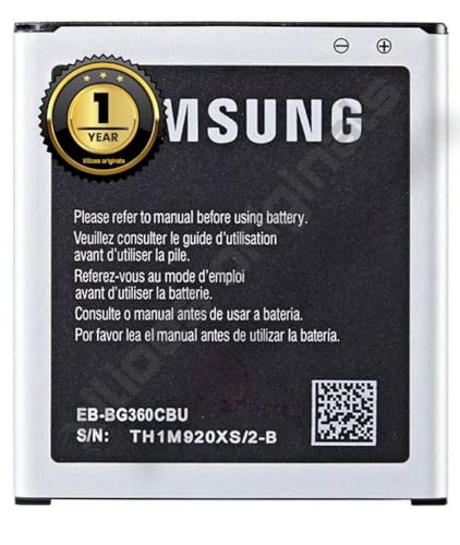 Image of EB-BG360CBE / EB-BG360CBU 2000mAh Battery for Samsung Galaxy J2 (2015) / G360 / G361 / G3608 / Galaxy Core Prime Battery with 1 Year Warranty****** (O134)