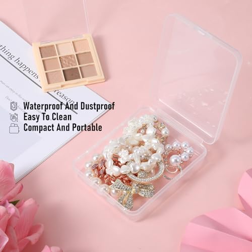 3 Stück Wattestäbchen Behälter für Reisen Mit Staubdichtem Deckel Wattepads Aufbewahrung Qtip Spender Haargummis Transparent Box Tragbarer Reise Halter Tragbare Kleine für Zahnstocher Baumwolltupfer