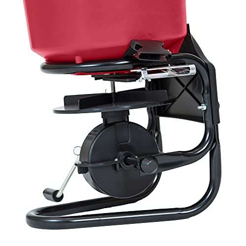 EarthWay 3100 40 LB (18 KG) Professional Chest Mount Hand Crank Broadcast Spreader Including Even Spread Technology, Comfortable & Adjustable Harness Strap and Rain Cover - Image 4