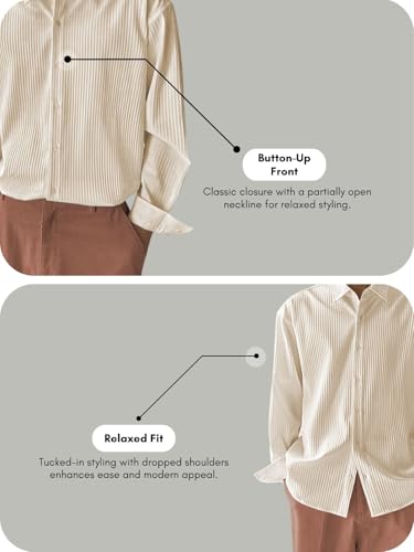 Image of GRECIILOOKS Men's Formal Button Down Shirt - Slim Fit Polycotton Shirt's for Men | Textured Full Sleeve| Business & Meeting Ready (Available in Plus Size)
