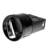 Chrome Euro Headlight Fog Parking Light Switch Control For VW Jetta MK6 4-Door Sedan 10 11 12 13 14