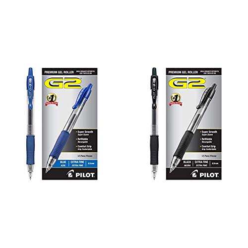 Bolígrafos gel Pilot G2 Premium 12 unidades caja 2 pack