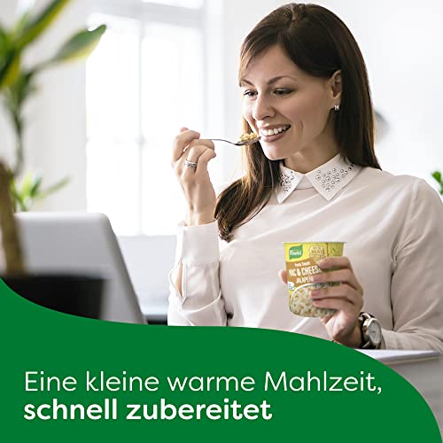 Foto von Knorr Taste the World Pasta Snack Mac & Cheese Jalapeño leckere Instant Nudeln fertig in 5 Minuten 62 g 8 Stück
