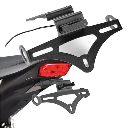 Support de montage plaque d'immatriculation moto en aluminium usiné pour CBR650F