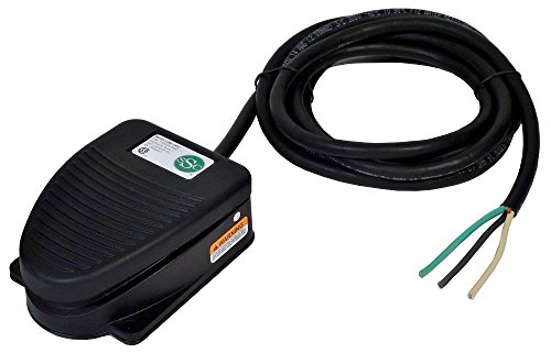 Ssc Controls F200-1502 Foot Switch, Momentary Action, 8-Ft Cable With Leads, Electrical, Die-Cast, Single Pedal, Made In Usa #TOP20