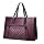 MATEIN Borsa Tote Donna con Scomparto Pranzo Isolato, Borse Porta PC Donna 15,6 Pollici, Impermeabile Borsa Pranzo Ufficio Tote Bag in Pelle PU, per Ufficio, Scuola, Shopper, Viaggio, Picnic, Viola