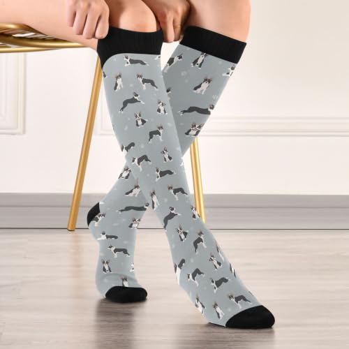 Image of Fisyme Socks for Women Men Warm Comfort Athletic Crew Running Hiking Cycling Compression Socks