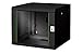 Produktbild DIGITUS Netzwerk-Schrank 19 zoll 9 HE - Schwenkbar - Wandmontage - Traglast 100 kg - Unique Serie - Glastür - Schwarz