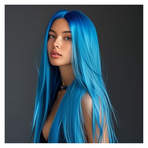 Perruque cheveux raides mi-longue solution pour masquer la perte de cheveux avec frange
