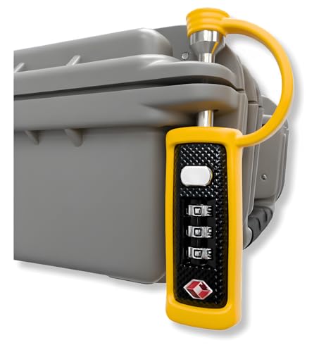 Cedar Mill TSA Approved Gun Case Lock – Durable, Cut-Resistant Security TSA Locks for Gun, Pistol, Revolver Case or Firearms – Child-Safe Trigger Locks for Rifles and Shotguns