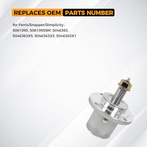 Spindle Assembly for Ferris/Snapper/Simplicity 5061095 5061095SM 38" 48" 52" Deck Mowers Compatible with Ferris 1000Z IS500Z IS600Z Simplicity Colt ZT2148B ZT2148K ZT2148 Snapper SFH13320KW (3 Pack) by GYZJ - Used condition - Image 4