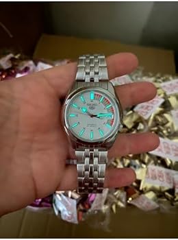 Seiko Analogueico SNK369K1, PRATEADO, pulseira | Amazon.com.br