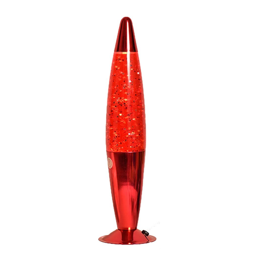 Buy Red Motion Glitter Lava Lamp (Red Base) 16 Inch Day/ Night Lamp