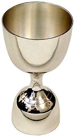 Miniatura 4 de Vaso de chupito Jigger de acero inoxidable Doble Cara Peg Measure (2.0 fl oz y 1.0 fl oz, Plata)
