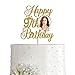 Gold 97 Photo Birthday Cake Topper, Glitter Women Men Happy 97th Birthday Decoration With Photo Frame, Party Photo Props
