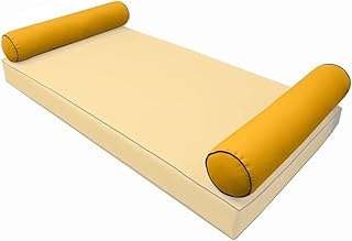 MH GLOBAL |SLIPCOVER ONLY| S5 Contrast Piped Trim Bolster SlipCover Crib Size 26