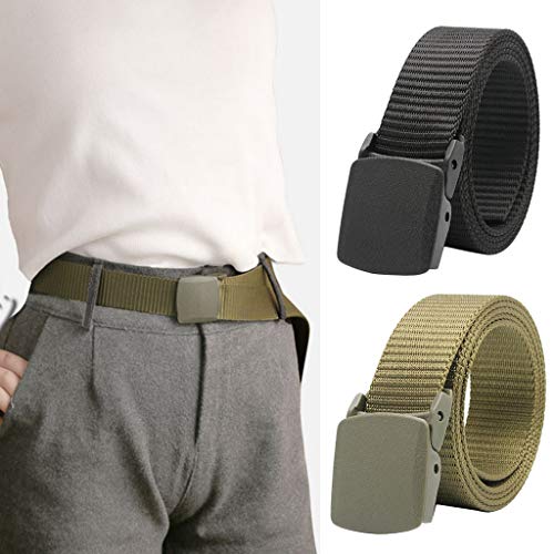 F Fityle 2x Exército Nylon Correia Cinto Trabalho Cinto Web Correia Utilitário Cintura