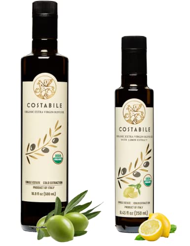 Aceite de Oliva Extra Virgen Orgánico Sabor Limón Pack