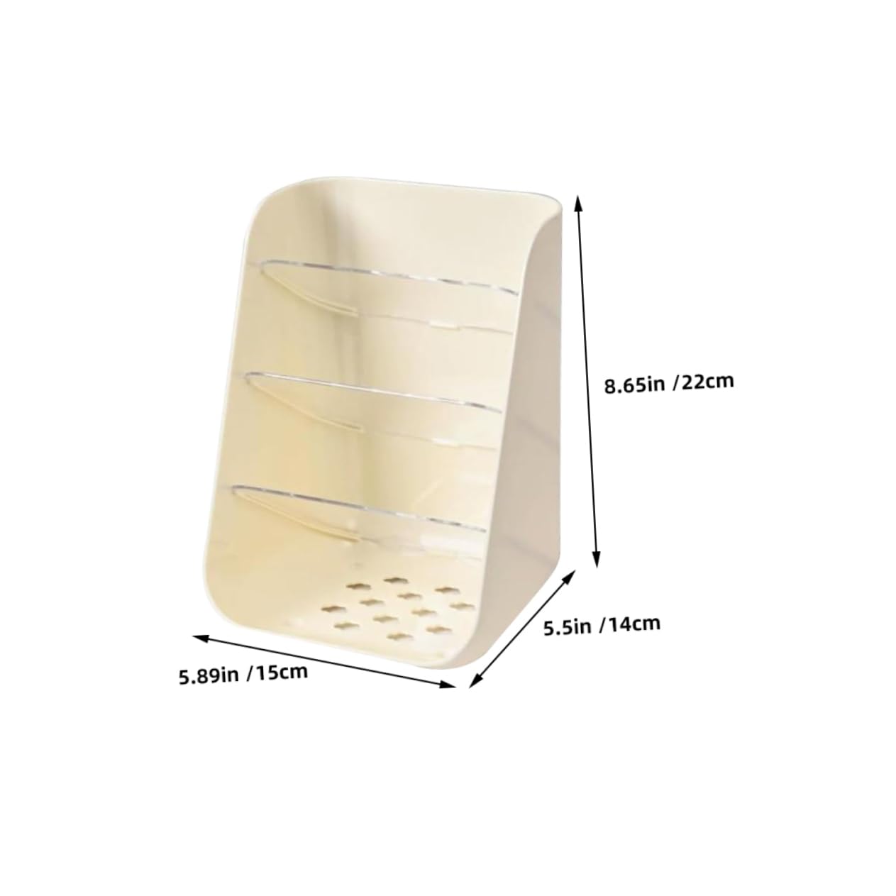 2pezzi Scatola Portaoggetti Trasparente per Scrivania Organizer per Scrivania Contenitore per Portapenne Organizer per Cancelleria in Plastica con Base Stabile