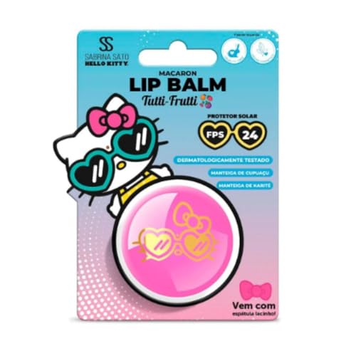 Cia Beauty - LipBalm Macaron Tutti Frutti Sabrina Sato Hello Kitty