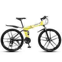 Amazon.co.jp: Folding Mountain Bike, 24 Speed Full