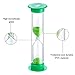 24 Pieces Sand Timer Plastic Sandglass Timer Colorful Hourglass Timer Sand Clock Timer 30S 1Min 2Mins 3Mins 5Mins 10Mins for Adult Kids in Classroom Kitchen Games Office
