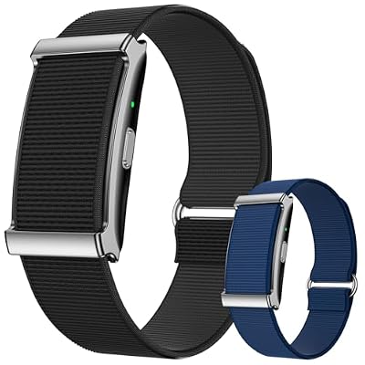 ganopterygon Smart Bracelet for Men Women，24/7 Heart Rate Monitor, Sleep Tracking, 120+ Sport Modes, Built-in GPS, IP68 Waterproof, 30-Day Battery Life, Includes 2 Replacement Bands(Black)