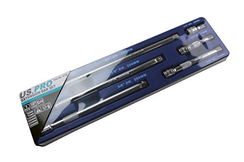 US PRO 6-teiliges Verlängerungsstangen-Set – 3/8 Zoll, 38 Bis 300 Mm
