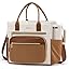 Off White with Light Brown
