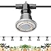 Produktbild SANSI Pflanzenlampe LED Vollspektrum für Zimmerpflanzen, IP54 Wasserdichte Pflanzenleuchte Lichterkette mit 6 Stücke E27 12W Wachstumslampe Birnen für Gewächshaus, Sämling, Blumen, Gemüse (6,7 Meter)