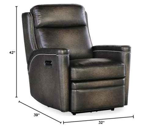 Sillón Plegable Cuero Gris miniatura 2