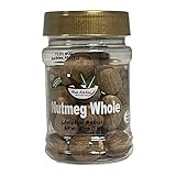 Desi Kitchen Spices All Natural | Salt Free | Vegan | NON GMO | Nutmeg Whole (Jaiphal Sabut) 85gm (3 oz)