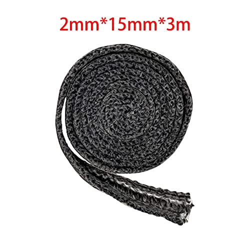 Leefasy Vedação de fogão a Cabo de vedação de fibra de de alta densidade Corda de fogões planos auto