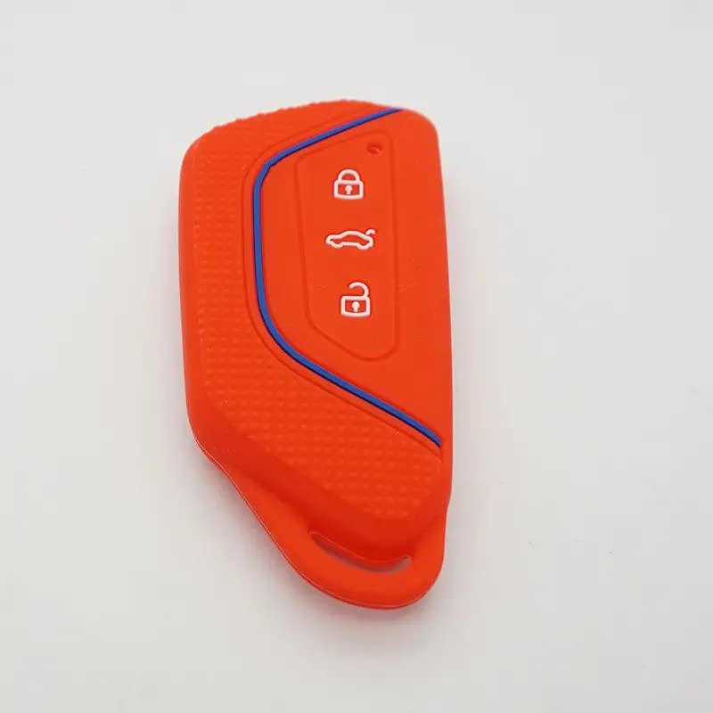 Cover Silicone Per Chiave Auto Volkswagen - Compatibile Con Golf 8, Cupra, Skoda Octavia, Nero - Foto 4