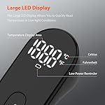 iHealth No-Touch Forehead Thermometer, Digital Infrared Thermometer for Adults and Kids, Non-Contact Baby Thermometer, 3 Ultra-Sensitive Sensors, Large LED Digits, Quiet Vibration Feedback, Black 12 iHealth No-Touch Forehead Thermometer -Savings & Finds
