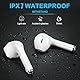 Bluetooth Kopfhörer, In Ear Kopfhörer Kabellos Bluetooth 5.3 mit 4 ENC Noise Cancelling Mic, 48H HiFi Stereo Tiefer Bass Spielzeit Wireless Earbuds,IPX7 Wasserdicht Sport Ohrhörer für iPhone Android